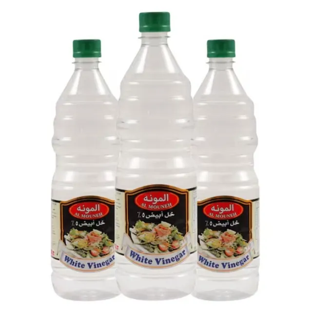 Al Mouneh White Vinegar, 1 L × 3