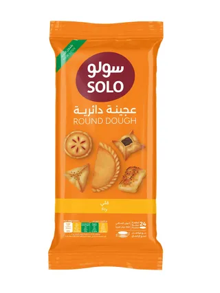 Solo Frozen Round Sambosa Dough for Fry, 360g