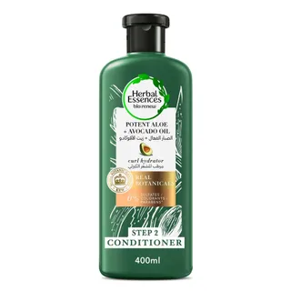 Herbal Essences Potent Aloe + Avocado Oil Hair Conditioner for Curl Hydration & Moisturizing 400ml