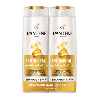 Pantene Pro-V Anti-Hair Fall Shampoo, 2x375ml