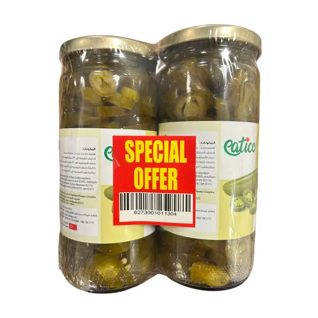 Eatico Jalapeno Pickles, 2x500g