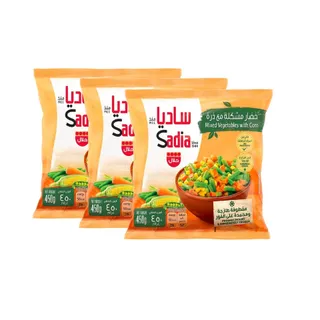 خضراوات مشكلة مع ذرة من ساديا، 3 × 450 غرام