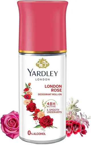 ياردلي وومن لندن فور فيلفت روز ديودورانت رول اون، 50ml