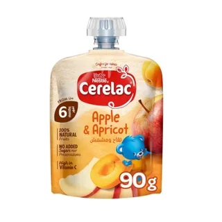 Cerelac Apple & Apricot Puree from 6 Months, 90g