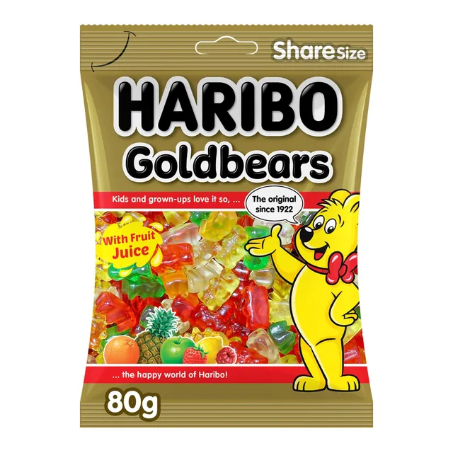 Haribo Goldbears Fruit Flavour Jelly Candy