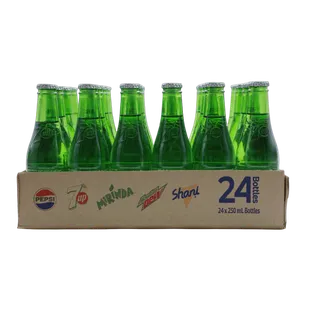 7UP Diet Bottle, 24x250ml