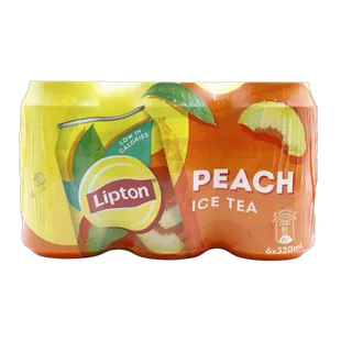 Lipton Ice Tea Peach Can, 6x320ml