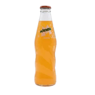 Mirinda Orange Soft Drink Glass Bottle, 250ml