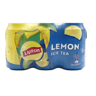 Lipton Ice Tea Lemon Can, 6x320ml