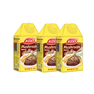 KDD Mushroom Sauce, 3 X 500 mL