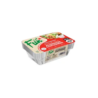 فان حاويات ألومنيوم لا غنى عنها مع أغطية 800CC - باك من 10
