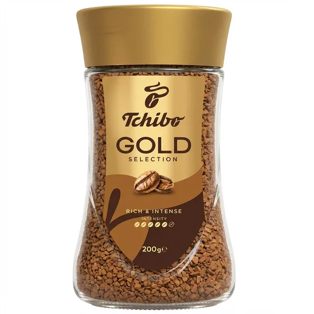 Tchibo Gold Selection Instant Coffee Jar, 180g