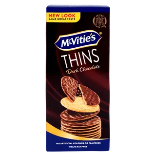 McVitie's Thins Dark Choco Biscuits, 150g