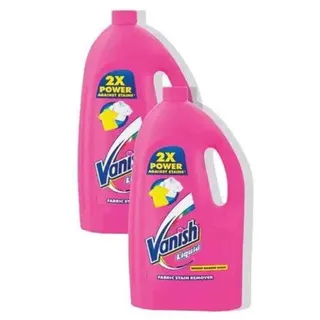 Vanish Liquid Fabric Stain Remover, 2x Power, 2x1.8L