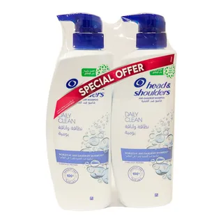Head & Shoulders Anti-Dandruff Shampoo Deep Cleanse 2 × 500 ml