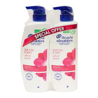 Head & Shoulders Anti-Dandruff Shampoo Smooth & Silky 2 × 500 ml