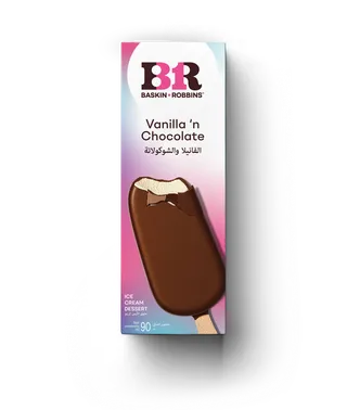 Baskin Robbins Vanilla 'N Chocolate Ice Cream Stick