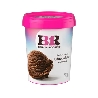 Baskin Robbins Chocolate Ice Cream Pint, 500ml