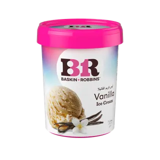 Baskin Robbins Vanilla Ice Cream, 1L