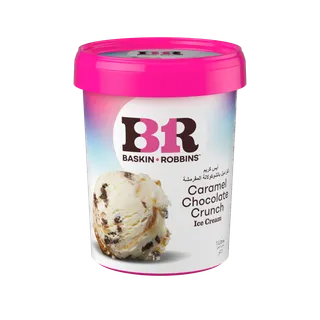 Baskin Robbins Caramel Chocolate Crunch Ice Cream, 1L