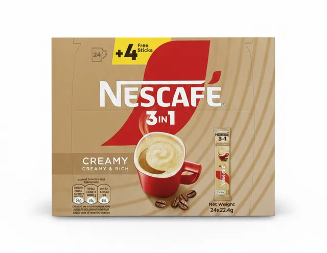 نسكافيه 3 في 1 قهوة باردة لاتيه كريمي 22.4X24 جم