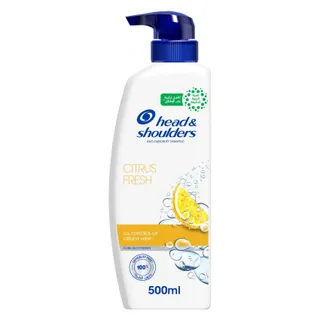Head & Shoulders Citrus Fresh Shampoo, 500ml