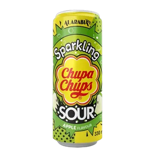 Chupa Chup Sparkling Sour Green Apple, 330ml