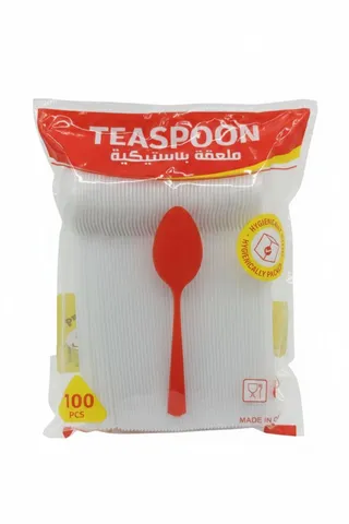 Sparkles Plastic Tea Spoon, 100 Pieces