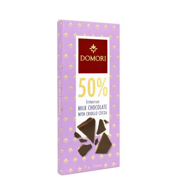 Domori Milk Chocolate Criollo 50% Cocoa, 75g