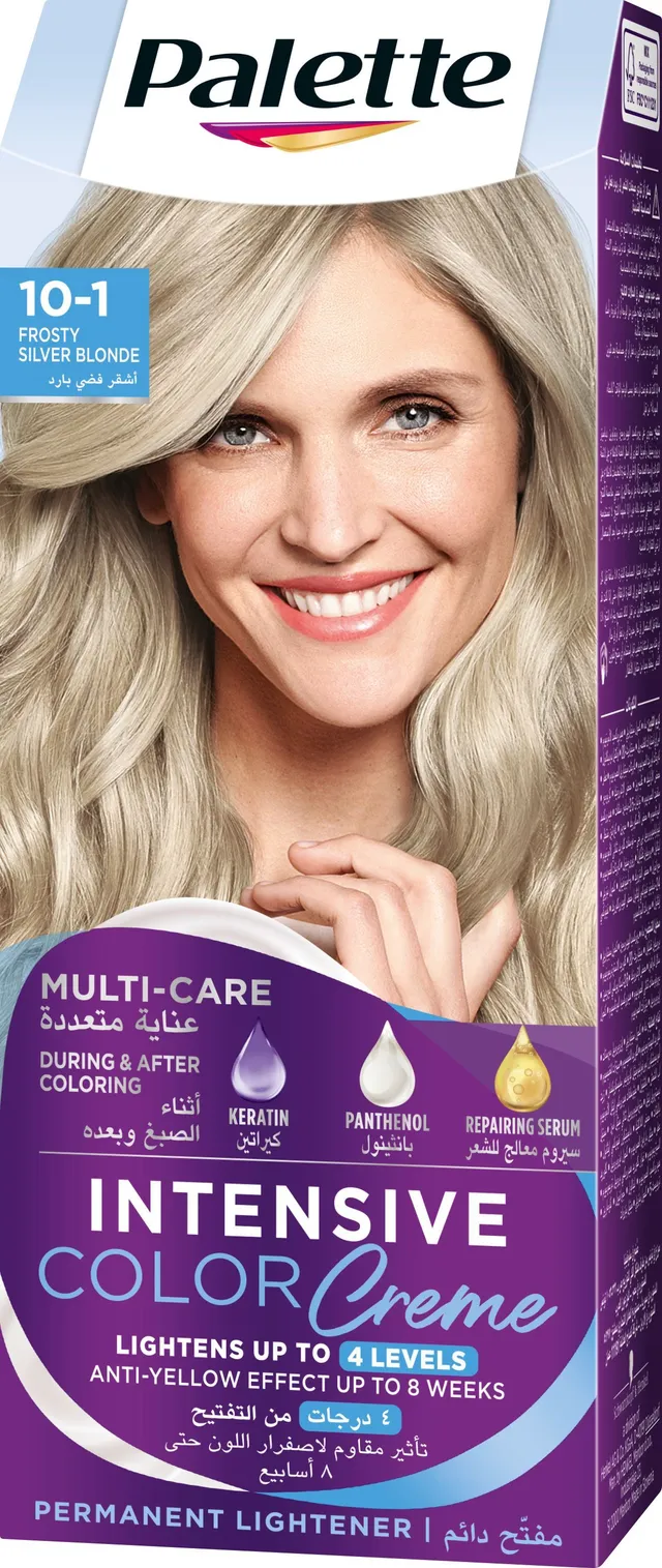 Palette Schwarzkopf Palette Intensive Color Creme 10-1 Frosty Silver Blonde