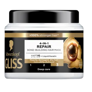 Schwarzkopf Gliss 4-In-1 Repair Bond-Building Hair Mask 400ml