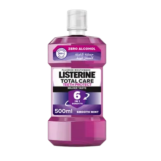 Listerine Total Care Teeth Protect 6 Benefit Fluoride Mouthwash Smooth Mint, 500ml