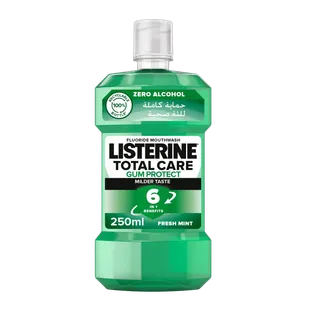 Listerine Total Care Gum Protect 6 Benefit Fluoride Mouthwash Fresh Mint, 250ml