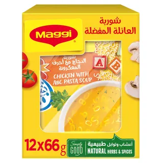 Maggi Chicken with ABC Pasta Soup 12x66g