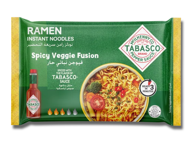 Tabasco Spicy Veggie Fusion Ramen Noodles 75g