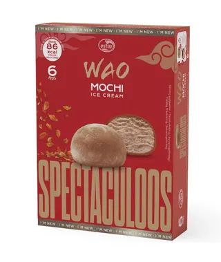 Wao Speculoos Flavored Mochi Ice Cream, 210g