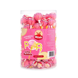 Hirsch Strawberry-Banana Lollipop, 510g