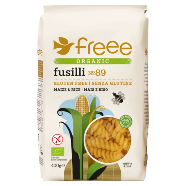 Doves Farm Freee Organic Gluten-Free Fusilli, 400g