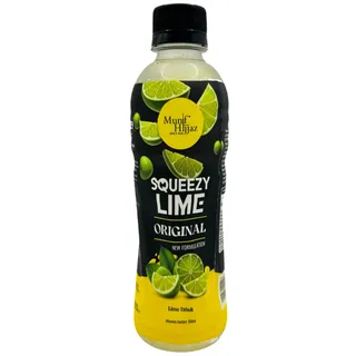 Munif Hijjaz Squeezy Lime Lychee Drink, 350ml