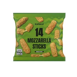 Iceland Mozzarella Sticks, 14 Pieces, 210g
