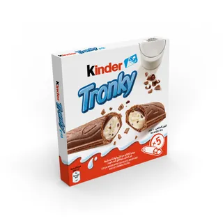 Kinder Tronky Cocoa Wafer with Chocolate 5x18g