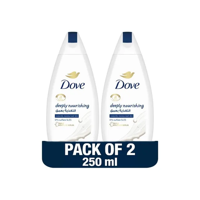 دوف غسول جسم أوريجينال مغذي بعمق، 2x250مل