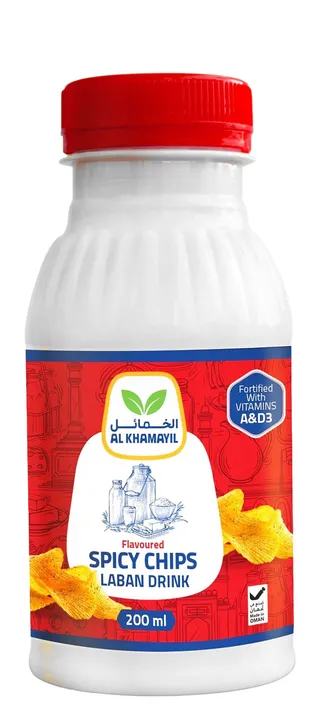 Al Khamayil Spicy Chips Laban Drink, 200ml