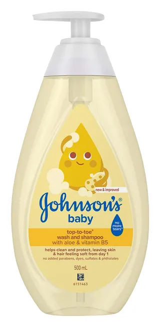Johnson's Baby Top-To-Toe Shampoo, 500ml