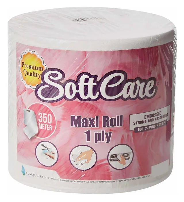Softcare Maxi Roll Toilet Paper 350meter, 1 roll