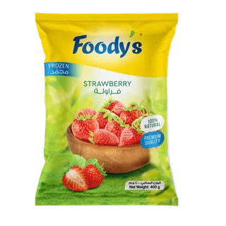 Foody's Frozen Strawberry, 400g
