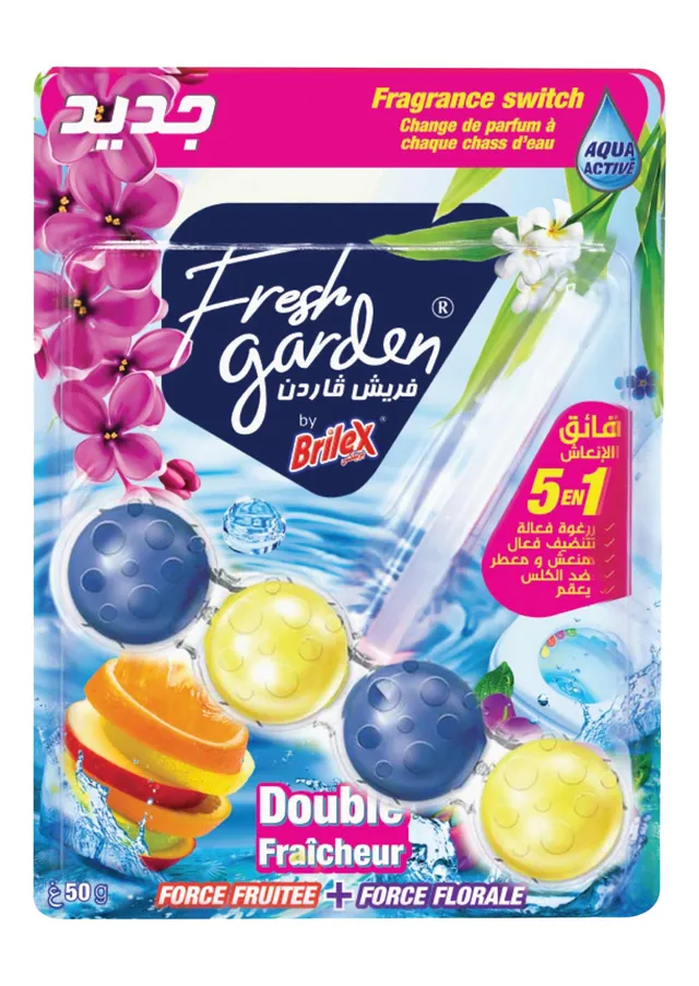 Brilex Fresh Garden Floral Fruity Rim Block, 50g