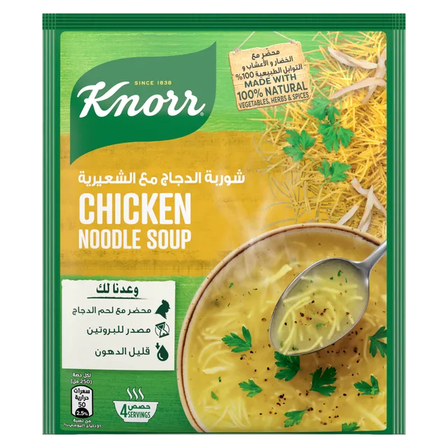 Knorr Chicken Noodle Instant Soup, 60g