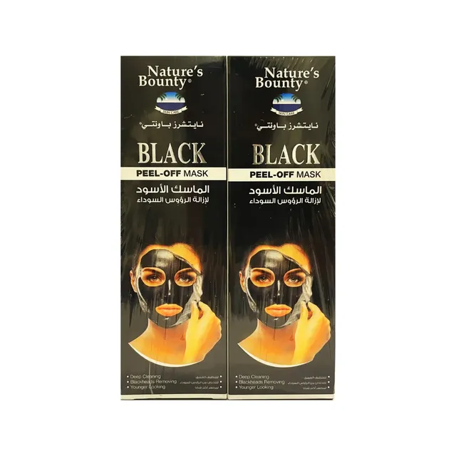 Nature's Bounty Black Peel Off Mask, 2 X 100 ml