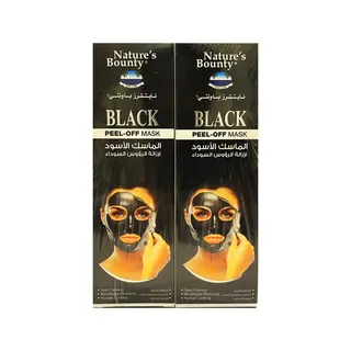 Nature's Bounty Black Peel Off Mask, 2 X 100 ml